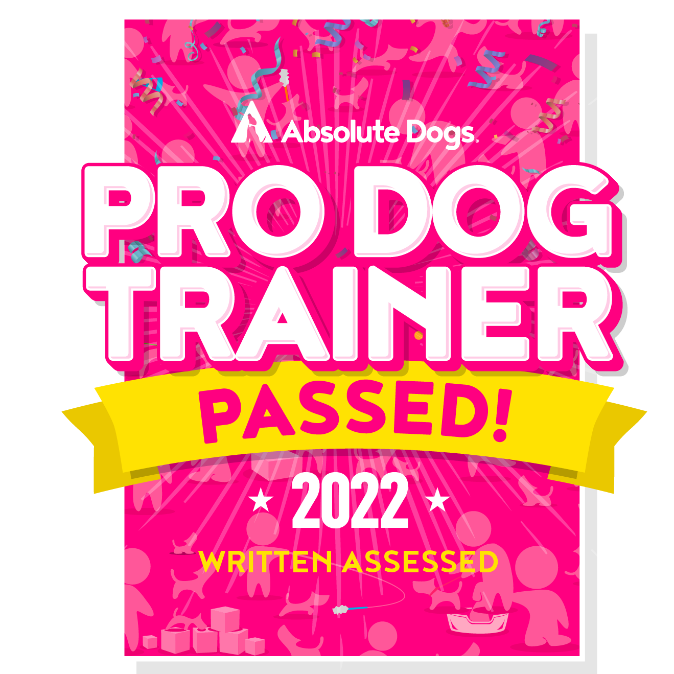 Qualified dog trainer